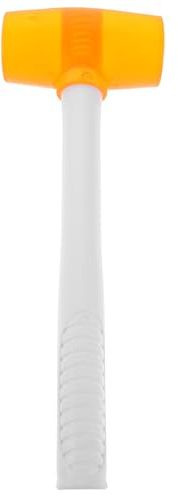 SEWACC Mazo de Goma Transparente 400 G sin Olor, Martillo Anti-impacto Flexible para Instalación de Pisos, Herramienta de Mazo Blando Ergonómico para Carpintería, Bricolaje y Montaje
