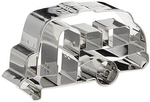 Städter Wohnwagen 8 cm, Edelstahl, Silber, 8 x 4 x 1 cm, 216365