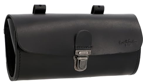 Gusti borsa bici in pelle - Raymond P. Bisaccia Vintage per sella Brooks antifurto Nera