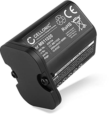 CELLONIC Batterie Compatible avec iRobot Braava Jet M6, M612680, ABL-C | (2000mAh-10.8V-Lithium Ion) pour iRobot M6 Ultimate Robot Mop, M612880, M614480, ALB-C, M611020