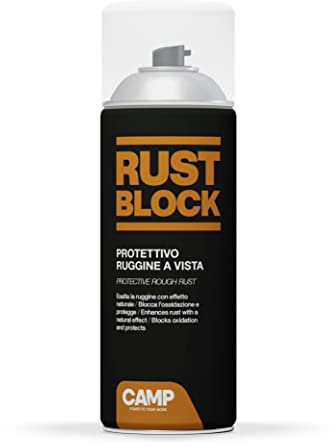 CAMP RUSTBLOCK Protettivo Ruggine a vista, trasparente e satinato, 400 ml