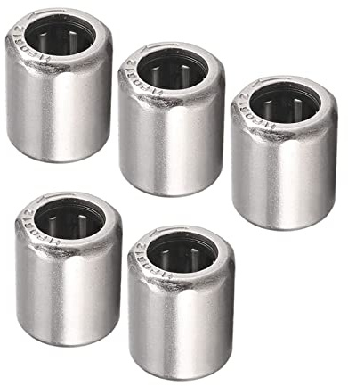 Kozelo 5 st HF0612 Nålrullager - [6 mm x 10 mm x 12 mm] enkelriktad koppling kraftlager användning, kromstålrullar