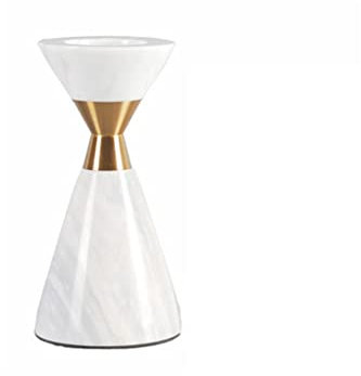 Kerzenhalterhalter Marmor Candlestick Wohnzimmer Esstisch Accessoires Hotel Club kleine Kerzenhandwerk Ornamente Kandelaber (Size : B)