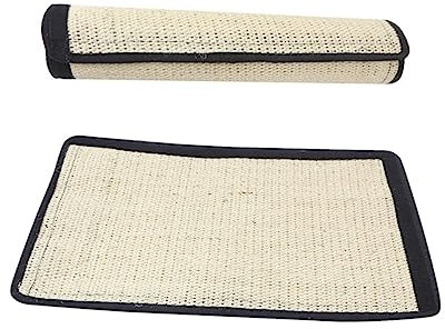 minkissy Katzenbrett Katzenkratzmatte Tragbares Katzenkratzbrett Spielzeug Sisal Langlebiger Sofa Und Tischschutz Haustierbedarf Kleine
