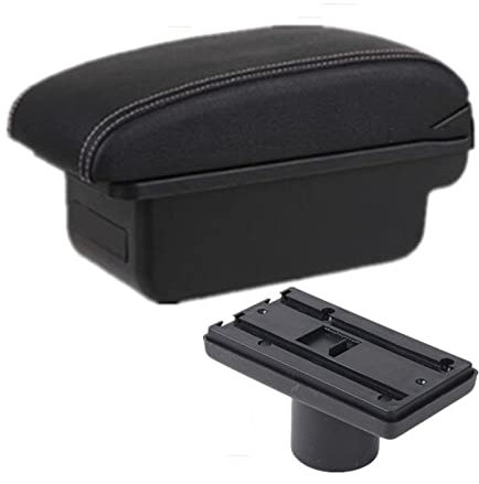 caja almacenamiento coche Accesorios De Reacondicionamiento De Interior De Coche USB Para Asiento De Para Ibiza 6j 6L Reposabrazos De Asiento De Coche Caja Reposabrazos Portavasos Caja De Almacenamien