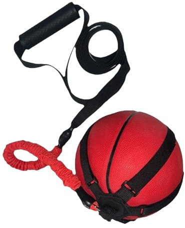 Speed-Trainingsgerät, Basketball-Speed-Trainingsausrüstung, rotes vertikales Springseil, dehnbares Seil, 5 starke Widerstände für verbesserte Beweglichkeit, perfekt für Basketballübungen und