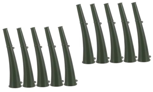 ADOCARN 2sets Tragbare Stadion Horn Kunststoff Für Sport Veranstaltungen Outdoor Training Horn 5 Stücke * 2