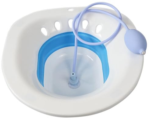 Fegtrtyoa Sitzbad, Sitzbad für Hämorrhoiden, Sitzbad für Toilettensitz, Wochenbettpflege, Dampfsitz für Frauen, Spülschlauch