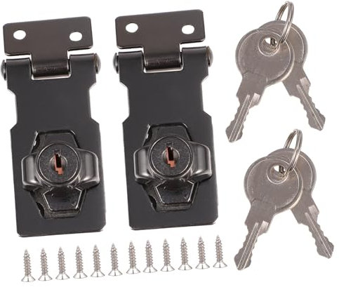STOBOK 2stücke Schranktüren Schlösser Mit Schlüssel Für Sichere Aufbewahrung Geeignet Für Holztüren Und Schränke