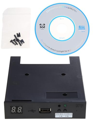 Wdbild SFR1M44-U100K-R - Lettore floppy disk da 1,44 MB USB SSD Floppy Drive Emulatore 32 bit Plug& per Play per elettrico o