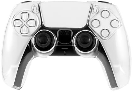 PS5 Controller Case Cover Protective Case for PS5 Controller Clear PC Cover Ultra Slim Transparent Clear Protector for Gamepad