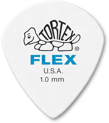 JIM DUNLOP Plektrum 1,00mm Tortex Flex Jazz III 12 Stück