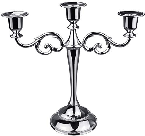 Chandelier en métal rétro 3 Bras 10 Haut Porte-Bougie événement de Mariage candélabre bougeoir