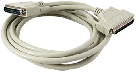 Ruilogod DB37 Macho a macho 28awg Impresora Cable Coxial 3 metros