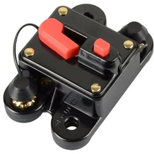 schutzschalter Leistungsschalter-Reset-Sicherung, 30 A, 50 A, 60 A, 80 A, 100 A, 150 A, 200 A, 250 A, 300 A, wasserdichter Inline-Sicherungshalter for Auto ( Size : 50A )