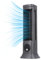 Jiawu Ventilatore a Torre da 10'' per Camera da Letto, Ventilatore da Tavolo Senza Lama a 3 velocità, Ventola di Raffreddamento Dell'aria da Tavolo, Ventola di Raffreddamento Silenziosa