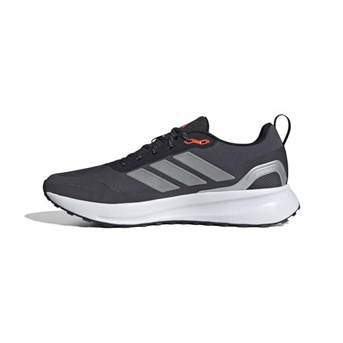 adidas Men's RUNFALCON 5 TR Running Shoes, Core Black/Silver Metallic/Carbon, 9.5 UK