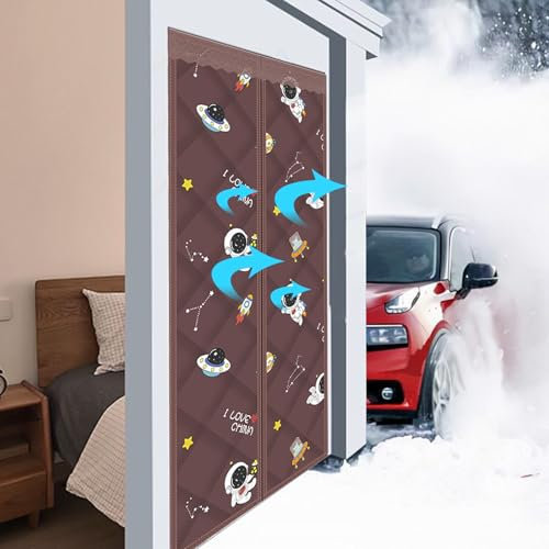Tenda Termica Magnetica Della Porta 270 x 195 cm Anti Freddo, Oscuramento, Insonorizzazione Zanzariere Magnetiche per Porte Finestre per Porte Balcone Porta Esterna Soggiorn, E