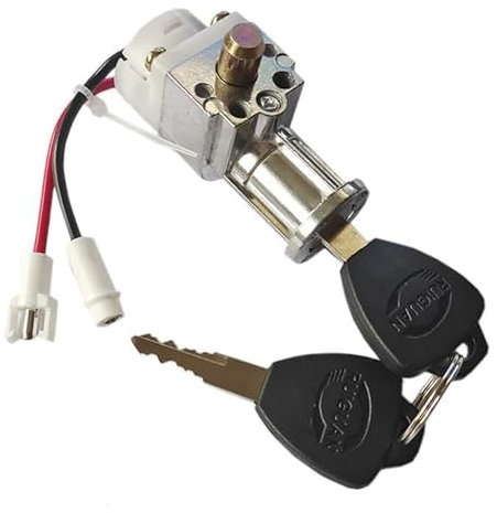 F Fityle Cerradura de Cilindro de batería Caja de batería Cerradura de Seguridad Robusta Portátil Rendimiento Motocicleta Autos Motocicleta Cerradura