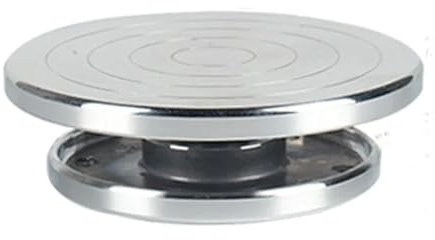 Drehscheibe TöPfern,TöPferscheibe Doppelseitige Verwendung, Bildhauerei, Töpferscheibe, Dekorieren, Banding, schwere Gusseisen-Metallkonstruktion, Gelenk mit Kugellagern, rutschfest(15 cm diameter)