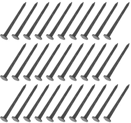 130 Clavos de Hierro for Zapatos, Resistentes al Desgaste, de Cabeza Redonda, for Reparar Zapatos.(2.2X0.3cm)