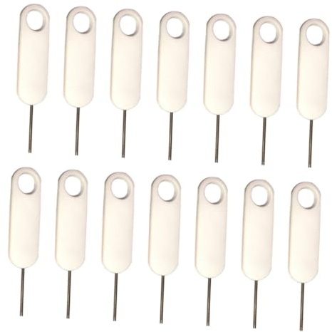 DIYEAH 20 Pezzi Perni Espulsione Scheda Sim Metallo Accessori per Smartphone per Rimozione Sicura Sim Strumenti per Estrazione Pratici e Compatibili Dispositivi Mobili