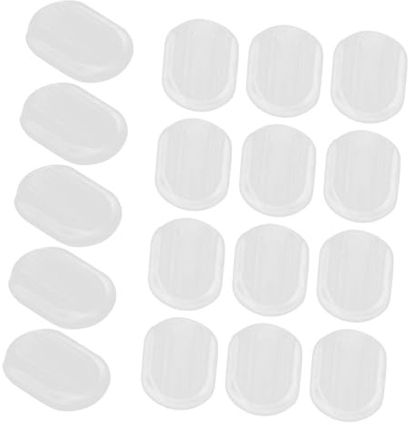 DOITOOL 60stücke Transparente Ohrclip-verschlüsse Aus Silikon rutschfeste Ohrpolster Für Sport Und Alltag Passgenaue Ovale Form Unsichtbares Design Für Jeden Ohrringtyp