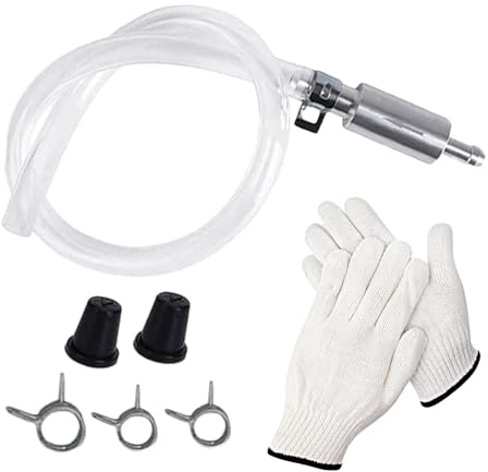 Kit di spurgo liquido freni – Strumenti di scarico freno frizione – Kit manuale di spurgo fluido di scarico unidirezionale per veicoli, bici, meccanici, furgoni
