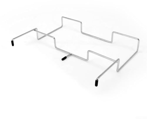 CNANRNANC Support de sac poubelle pliable en acier inoxydable pour cuisine, camping, pique-nique, barbecue