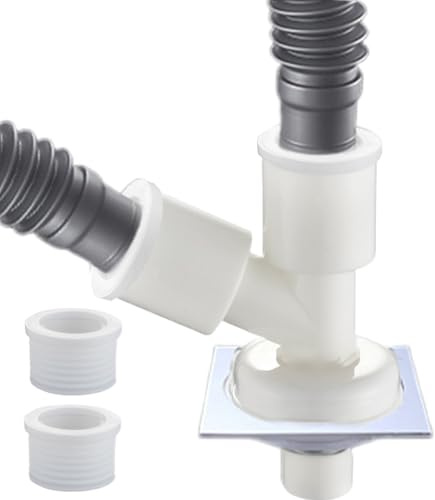 Floor Drain Hose Adapter - Washing Machine Floor Drain Adapter,Leak Proof Pipeline Plumbing Fitting Replacement for Washer Bathroom Washing Machine Home Washbasin