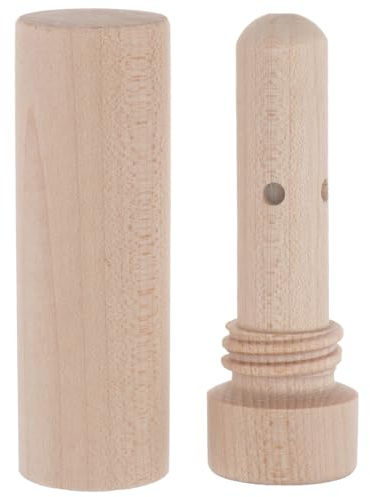 Cabilock Inhalador nasal de madera para aceites esenciales, difusor de varillas aromáticas naturales con pequeñas perforaciones, barra de aromaterapia portátil para inhalación relajada de viaje