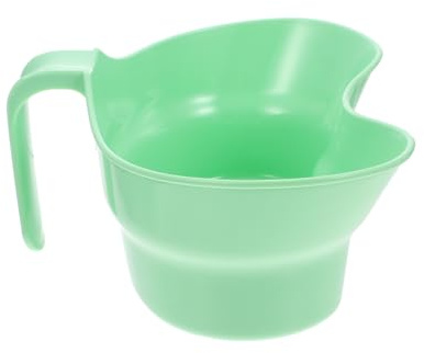 HOMSFOU Vaso para Cepillo De Dientes Baño Copa De Cepillo De Dientes Plástica para Ancianos Vaso Enjuague Bucal con Asa para Hogar Y Hospital 7.87 X 4.33 X 3.14 in
