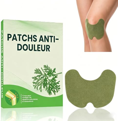 Parche para Aliviar el Dolor, Parches de Cuidado para el Soporte, 20 Unidades con Artemisa – Alivio para Dolores Musculares de Rodillas, Cuello, Hombros y Espalda, Parches Térmicos de Larga Duración
