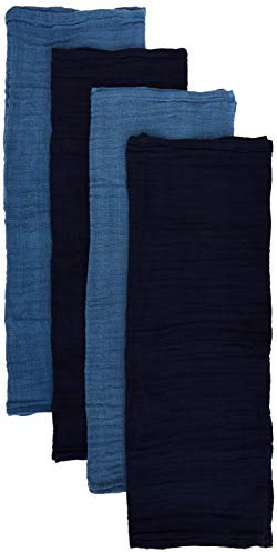 Pippi Unisex Baby 4er Pack Stoffwindeln, Spucktücher, Kuscheltücher oder Windeltücher, Geeignet Badebekleidungsset