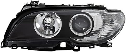 Phare principal halogène avant gauche H7 noir pour modèle 3 Cabriolet E46