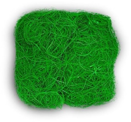 NaDeco Ostergras grün aus Kokosfaser 50g Ostergras in grün für Osternester Osterdeko zum Basteln Holzwolle für Osterkörbe Oster-Gras hochwertige Osterdekoration