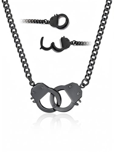 ChainsHouse Damen Y-Kette mit Anhänger Herz/Säule/Schloss/Stern Choker | Lange Lariat Halskette Edelstahl Frauen, Einstellbar Lariatkette Collier Accessoire, Modeschmuck für V-Kleider Pullover