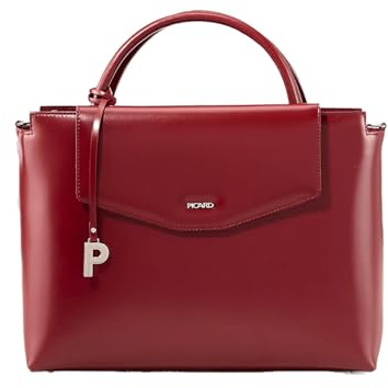 Picard Handtasche Damen Berlin | Schultertasche aus Leder mit Reißverschluss, gesicherten Innenfach & doppelten Trägeriemen | Shopper elegant, modern, hochwertig | kleine Handtasche