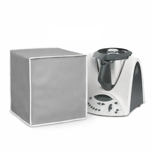 HOMELAY Cover protettiva di qualità TOP compatibile con Bimby TM31 Fatto a mano. Materiale in similpelle antimacchia e antibatterico. Copertina a colori (Grigio)