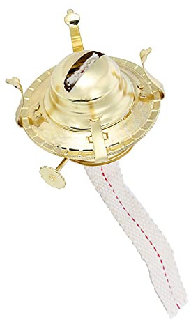 Milageto Kerosin-Öllampen-Teil Öllampen-Schornsteinhalter, Dochthalter-Durchmesser 4,7 cm DIY-Öllampenbrenner für antike Sturmlampen, Desktop-Öllampen