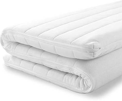 Mister Sandman Kaltschaum Topper 140x190, Ergonomische Atmungsaktive Matratzenauflage, weich, bequem, für alle Matratzenarten und Boxspringbetten, Höhe ca. 5cm