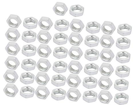 XYWHPGV 50 Stück M7 Innengewinde Metall Sechskantmutter Schraubverschluss 4mm Dicke(13b31 44153 78579 fda9a 6ea06 00269
