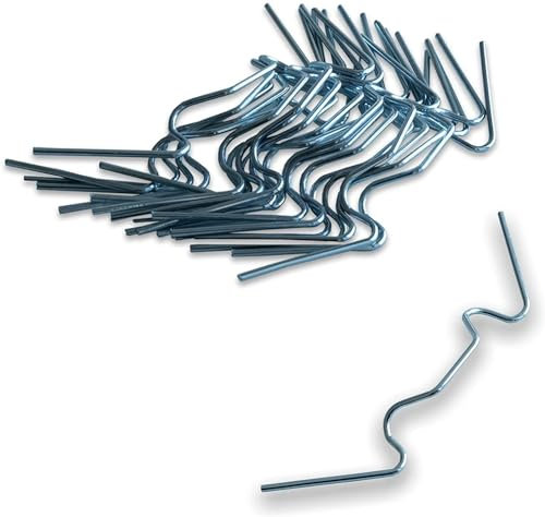 Floordirekt Gewächshausklammern 8,5 x 3 cm - Befestigung für Hohlkammerplatten, Stegplatten, Doppelstegplatten oder Echtglas - Klemmen für Gewächshaus (60 Stück)