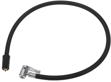 Hihaha Tubo De Extensión Para Inflador De Neumáticos 1pc Duradero | Nylon, Metal, Negro, Plata, Naranja, 27.56 Pulgadas, M6x1.0, 16mm, Inflación Rápida Y Sin Fugas
