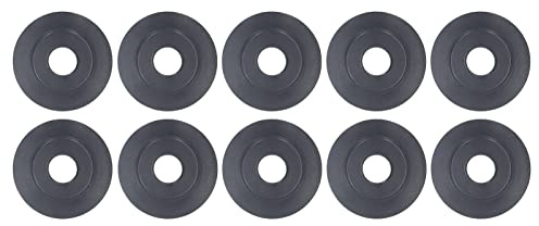 NDNCZDHC 10 Pezzi Rotella Tagliatubi 18mm OD 5mm ID 3,8mm Larghezza Tagliatubi in Acciaio al Manganese Lama di Ricambio