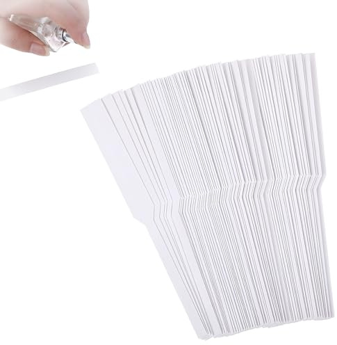 400 strisce reattive del profumo, strisce tester di profumo, carta per test di profumo, tester di profumo, carta per testare fragranze e oli essenziali (bianco, 13 cm)
