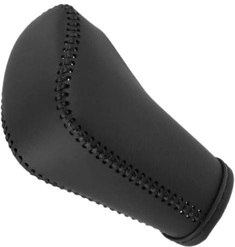 Kacepar Funda de piel para palanca de cambios de coche, cubierta de pomo de palanca de cambios, compatible con Honda Accord 2018-2022, rosca negra