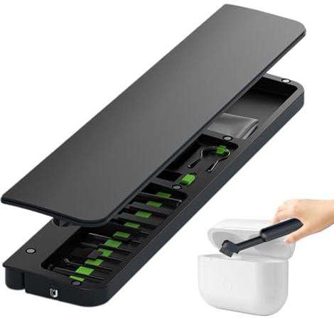 Bkljkf Nettoyeur de Clavier - Clavier Ergonomique - Repose-Poignet - Kit de Nettoyage Ergonomique antidérapant pour Accessoires ménagers Ordinateur Port de Charge Objectif écouteurs