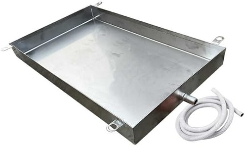 Vaschetta Condensa for Condizionatore Esterno Vaschetta di Drenaggio con Design Robusto Raccoglitore Acqua Condensa for Aria Condizionata(50x10cm(20x4in))