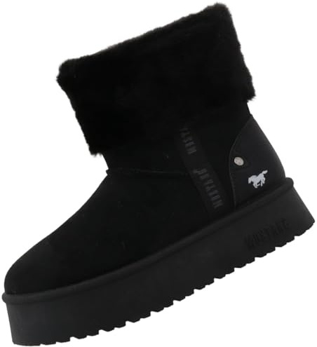 MUSTANG Bottines pour femme, Noir , 38 EU